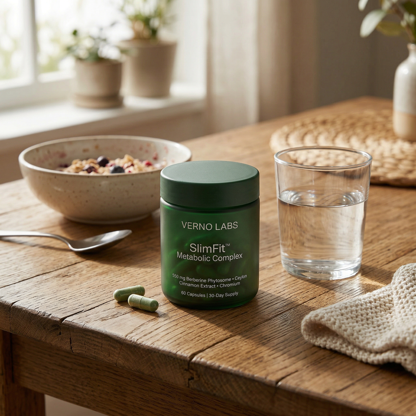 VernoLabs Berberine SlimFit - Naturalne wsparcie dla metabolizmu